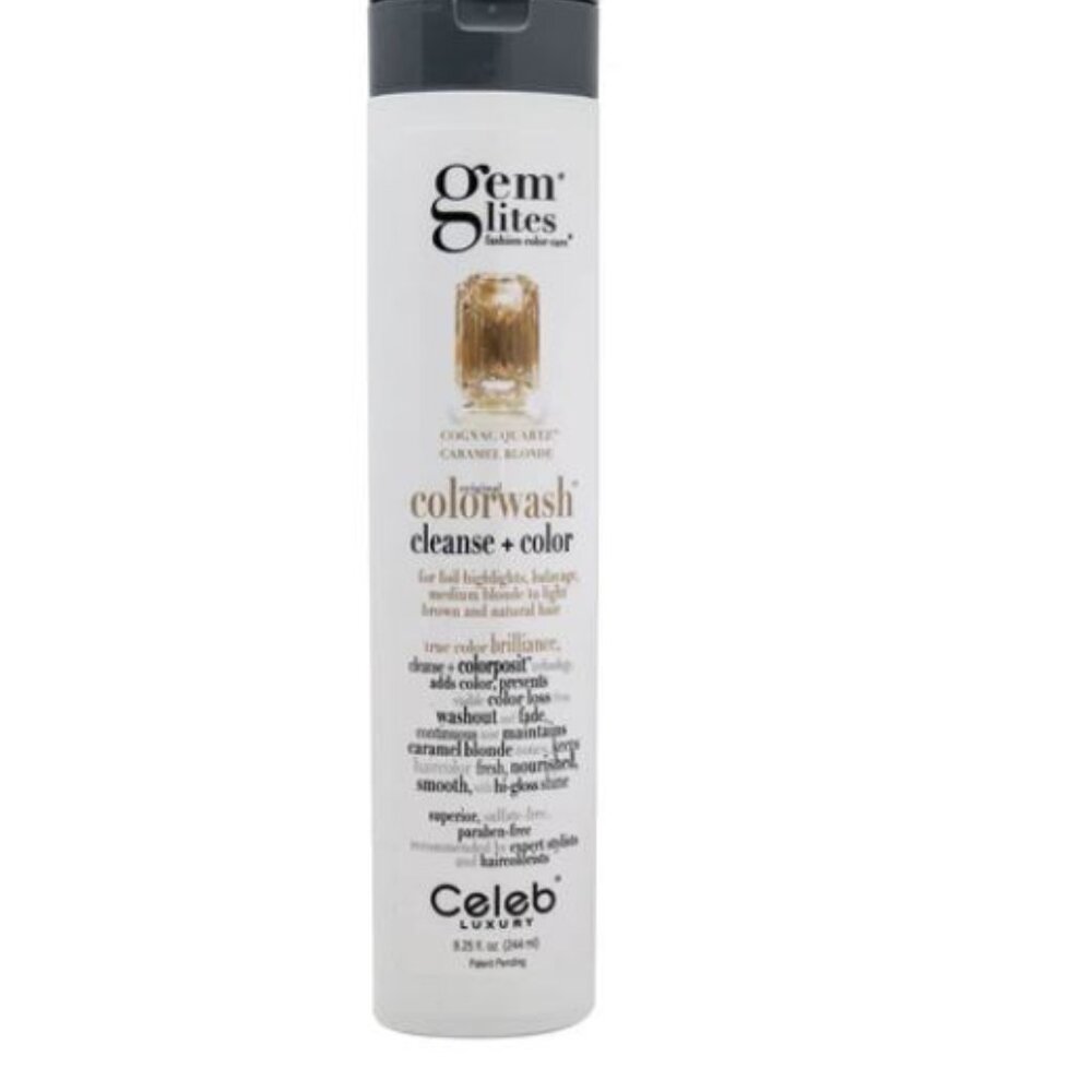 Celeb Luxury Gem Lites Colorwash Cleanse + Color in Cognac Quartz/Caramel Brown